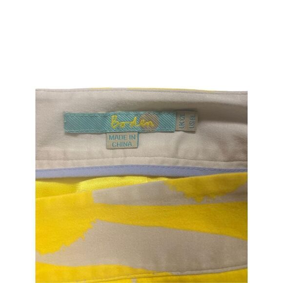 Boden skirt gray & yellow US sz 8L - Picture 4 of 4